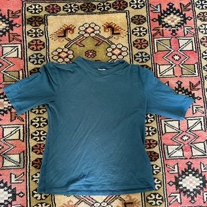 & Other Stories - Green Body Hugging Top - Size 8